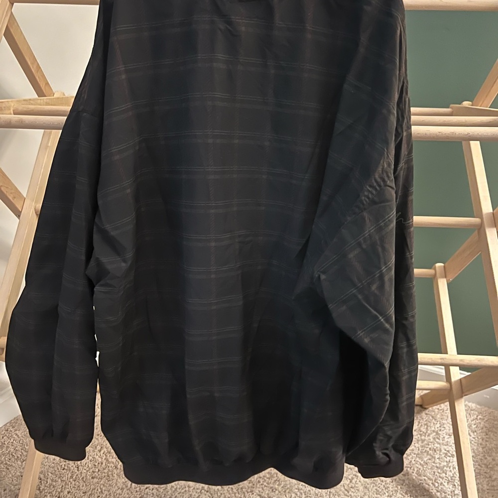 Men's Black Windbreaker Jacket